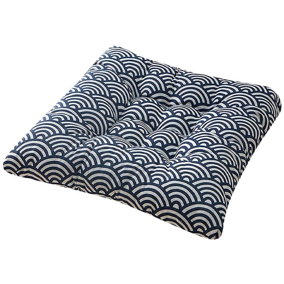 Hzzsbu Seat Pads for Dining Chairs, 40x40cm Booster Cushion Seat Pads Adjustable Kitchen Chair Cushions with Ties for Balcony, Office, Outdoor