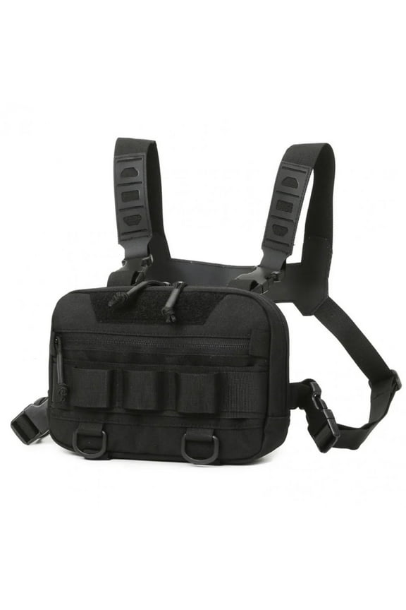 Sport Chest Bag, Waterproof Crossbody Vest Pack with Tool Organizer for Cycling, Fishing, & Outdoor Activities