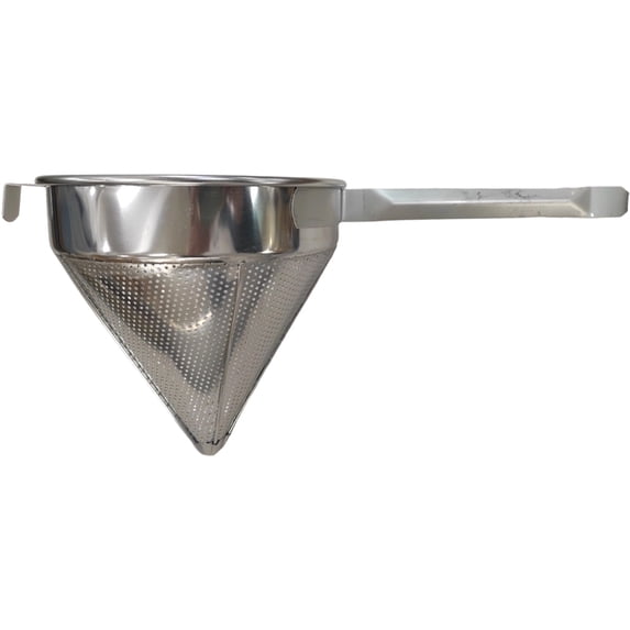 Hzzsbu Stainless Steel Chinois Strainer, Fine Mesh Sieve for Berry Fruit Soup Canning Supplies