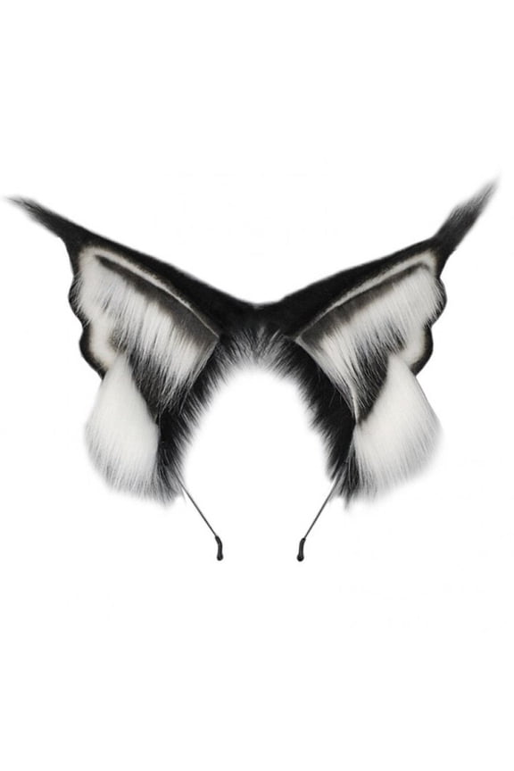 Wolf Ears Headband Carnivals Party Animal Ear Fascinators Hair Accessories for Adults