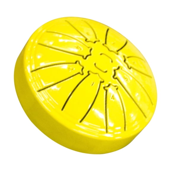 I-227 Yellow Tongue Drum Mini 4 Inch 8 Tone Carbon Steel Musical Instrument Compact Entry Level Hand Percussion With Drum Stick Yellow Finish #dTAg7