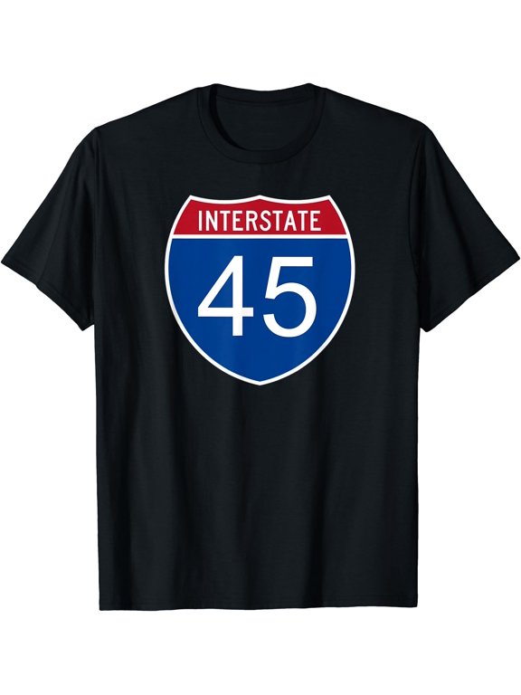 I-45 Interstate Road Trip Travel Souvenir - Interstate 45 T-Shirt, Unisex T-Shirt