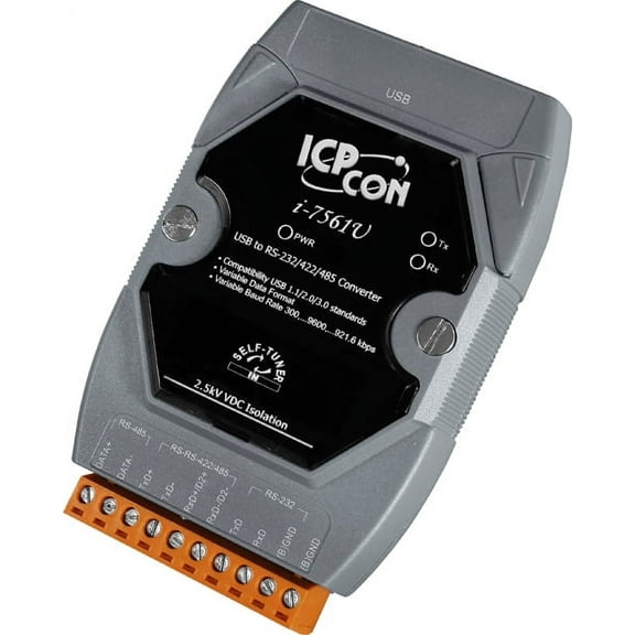 I-7561U USB to Isolated RS-232/422/485 Converter for Windows 10 / 8 / 8.1 / 7 / Vista / XP & Linux Operating Systems