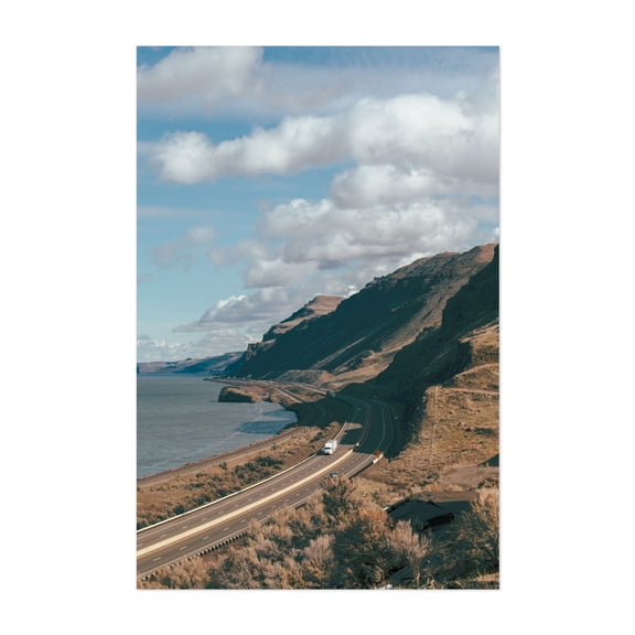 I-84 - Oregon Photography Landscape Coast Nature Scenic Ocean Travel Poster Unframed Wall Art Print 32 x 48 inches