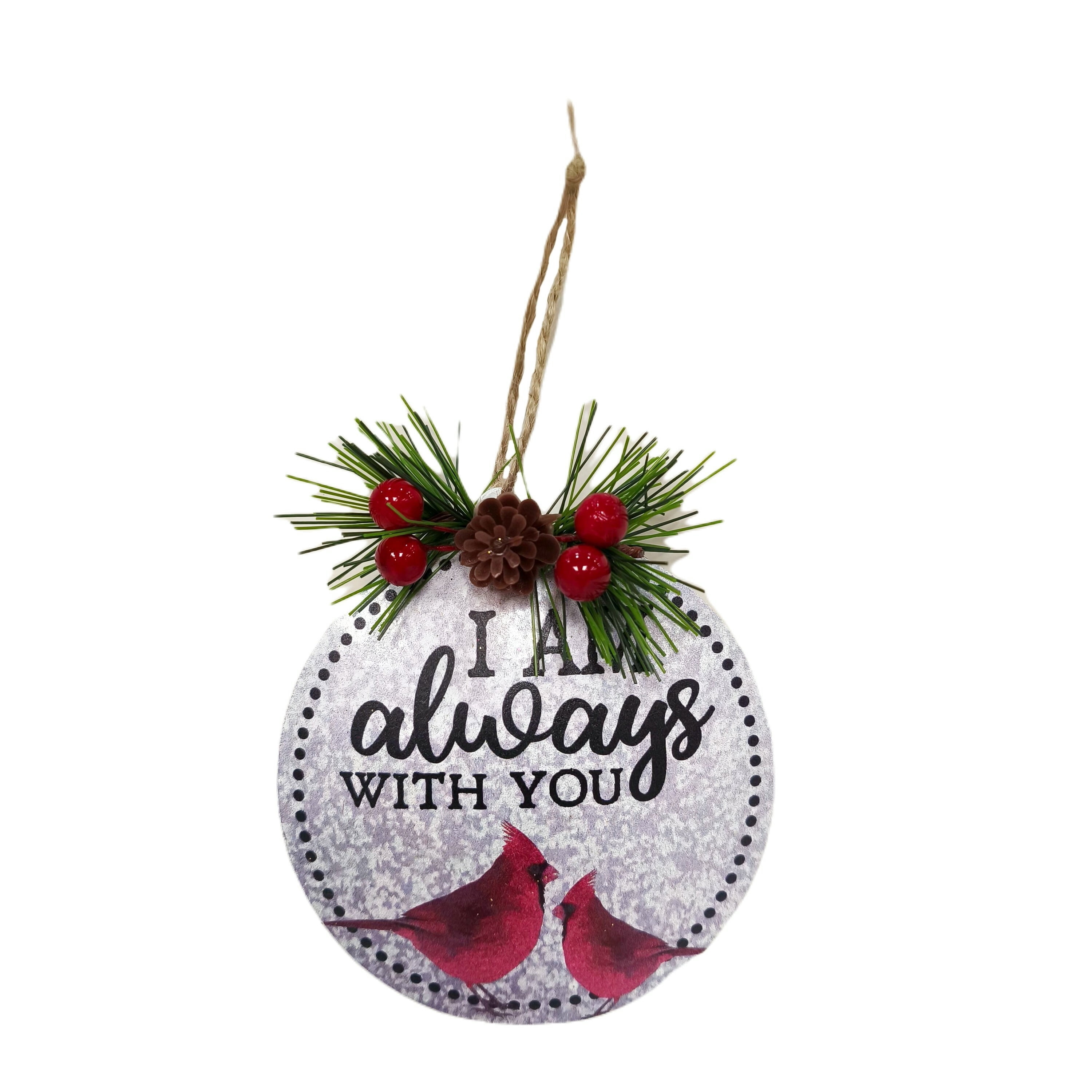 Multicolor I Am Always with You Christmas Ornament, 4", by Holiday Time