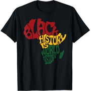 I AM BLACK HISTORY African American History Gift T-Shirt