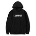thumbnail image 1 of I AM MUSIC Merch Hoodie Pockets Drawstring Unisex Hooded Sweatshirt Fashion Clothing, 1 of 2
