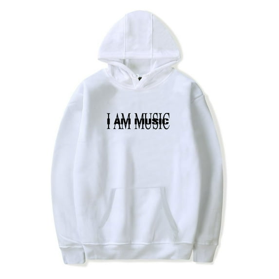 I AM MUSIC Merch Hoodie Pockets Drawstring Unisex Hooded Sweatshirt Fashion Clothing