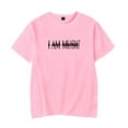 thumbnail image 1 of I AM MUSIC Merch Short Sleeve T-shirt Unisex Fashion Crew Neck Top, 1 of 2