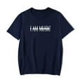thumbnail image 1 of I AM MUSIC Merch Short Sleeve T-shirt Unisex Fashion Crew Neck Top, 1 of 2