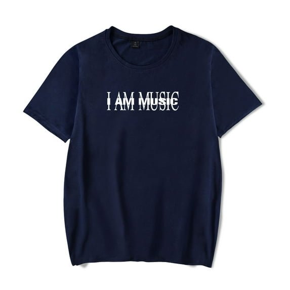 I AM MUSIC Merch Short Sleeve T-shirt Unisex Fashion Crew Neck Top
