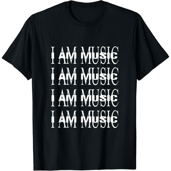 I AM MUSIC RAP TRAP HIP HOP RAGE T-Shirt mens t shirt,black,women,funny,misfits,men,journey,t-shirt