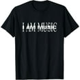 thumbnail image 1 of I AM MUSIC TRAP RAGE T-Shirt mens t shirt，black，women，funny，misfits，men，journey，t-shirt, 1 of 4