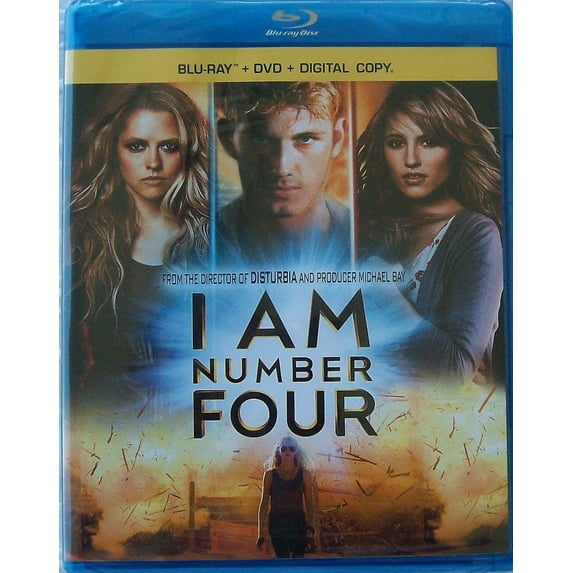 I AM NUMBER FOUR BLU-RAY/DVD INCLUDES DIGITAL COPY