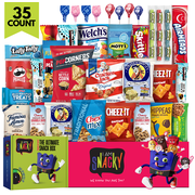 I AM Snacky - Snack Box (35 Count) Chips Candies Sweets for Home & Office