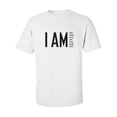 thumbnail image 1 of I AM Strong Powerful Fearless. . . Adult Short Sleeve T-shirt, 1 of 4