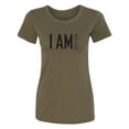 thumbnail image 1 of I AM Strong Powerful Fearless. . . Womens crewneck tee, 1 of 2