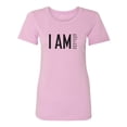 thumbnail image 1 of I AM Strong Powerful Fearless. . . Womens crewneck tee, 1 of 3