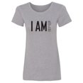 thumbnail image 1 of I AM Strong Powerful Fearless. . . Womens crewneck tee, 1 of 2