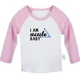 thumbnail image 1 of I am Acute Baby Funny T shirt For Baby, Newborn Babies T-shirts, Infant Tops, 0-24M Kids Graphic Tees Clothing (Long Pink Raglan T-shirt, 12-18 Months), 1 of 4