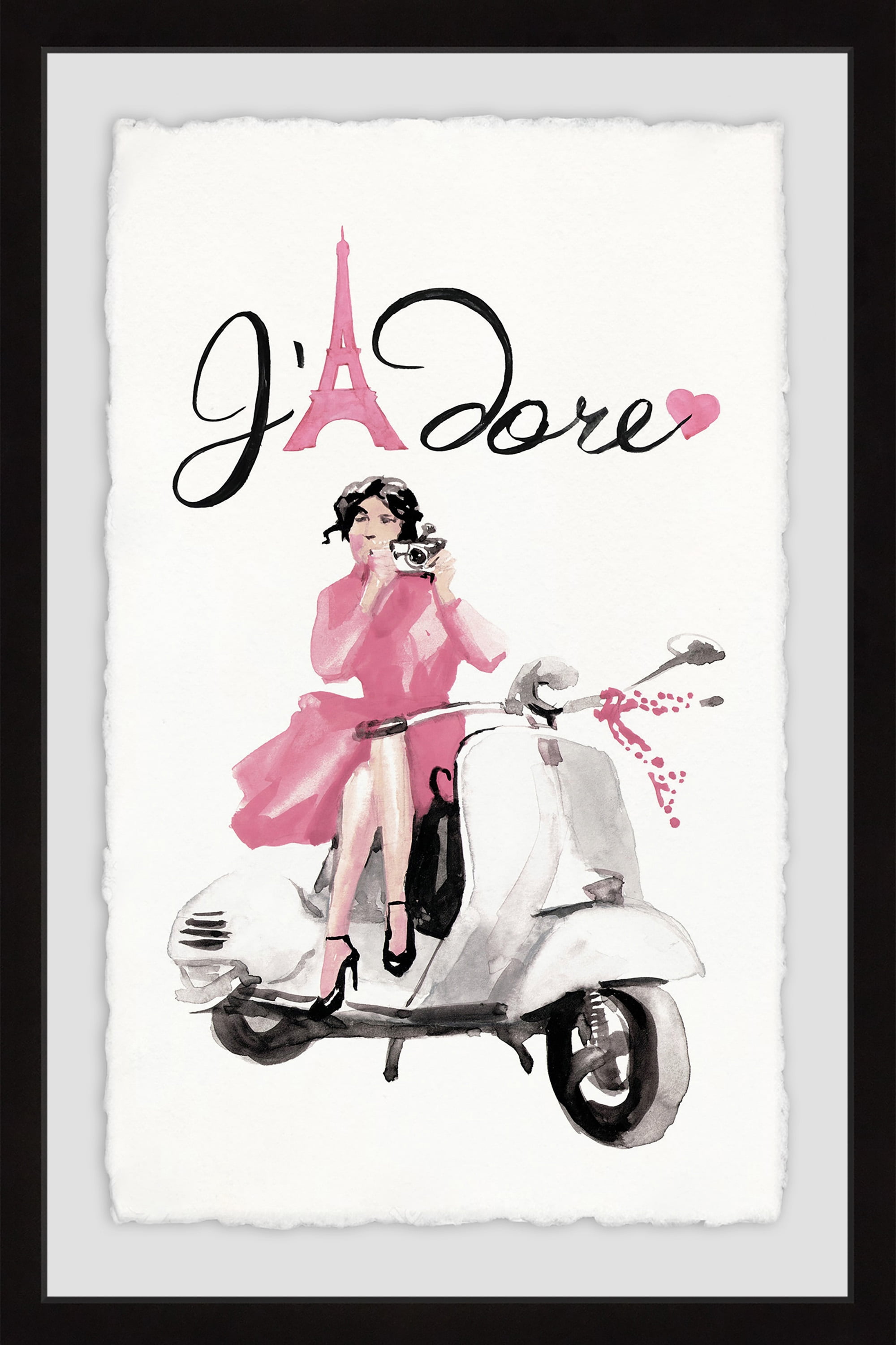 I Adore Framed Painting Print