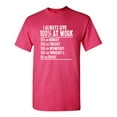 thumbnail image 1 of I Always Give 100% At Work Sarcastic Humor Graphic Novelty Funny Youth T Shirt, 1 of 1