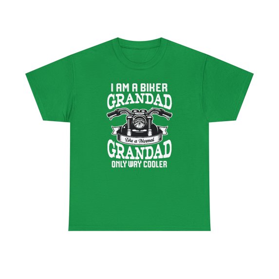 I Am A Biker Grandad Like A Normal Grandad Ony Way Cooler Tshirt