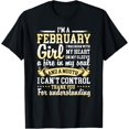 thumbnail image 1 of I Am A February Girl T-Shirt Born In February Gift Shirts, 1 of 4