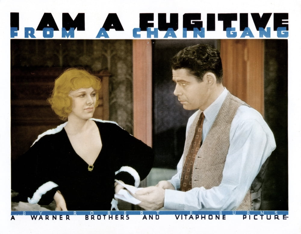 I Am A Fugitive From A Chain Gang Canvas Art -  (28 x 22)