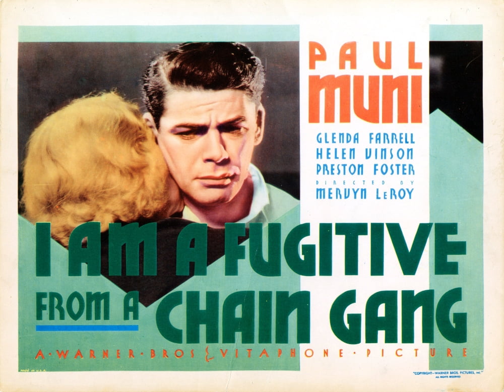I Am A Fugitive From A Chain Gang U Canvas Art -  (28 x 22)