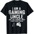 thumbnail image 1 of I Am A Gaming Uncle Funny Video Gamer Gift Video Game Lover T-Shirt, 1 of 4