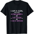 thumbnail image 1 of I Am A Girl I Am Smart I Am Strong I Can Do Anything Funny T-Shirt mens t shirt，black，women，funny，misfits，men，journey，t-shirt, 1 of 4