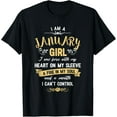 thumbnail image 1 of I Am A January Girl T-Shirt Womens Birthday Gifts Shirt T-Shirt, 1 of 4