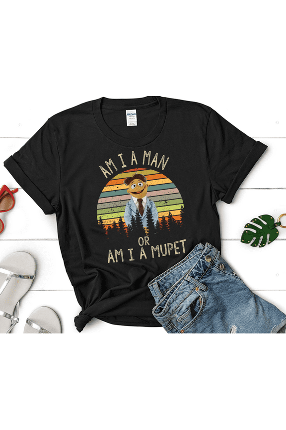 I Am A Man Or Am I A Muppet Vintage T-Shirt, The Muppets Shirt, Love The Muppets Shirt, For The Muppets Lover Shirt