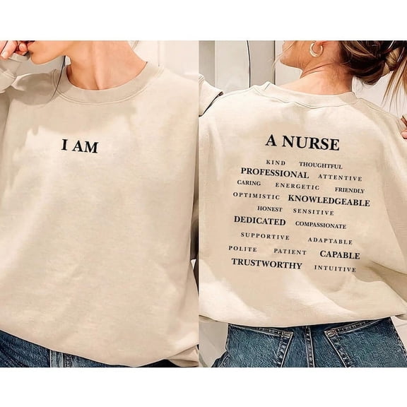 I Am A Nurse Sweatshirt, Nurse Affirmation Shirt, ER RN NICU Future New Nurse Student Shirt, Nurse School Crewneck Sweater, Gift For Nurse