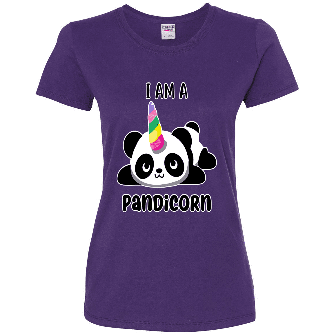 I Am A Pandicorn Cute Unicorn Panda Lgbt Pride Womens Graphic T Shirt 