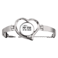 thumbnail image 1 of I Am A Pop Star In The Dream Bracelet Heart Jewelry Wire Bangle, 1 of 4