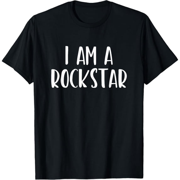I Am A Rockstar Halloween I'm Simple Costume Lazy T-Shirt