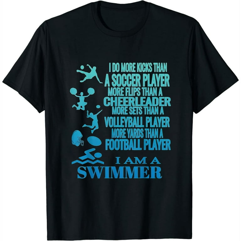 I Am A Swimmer T Shirt Funny Swim Swimming Cool Practice Tee I Am A Swimmer T Shirt Funny Swim Swimming Cool Practice Tee