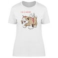 thumbnail image 1 of I Am A Unicorn? Cool Dog T-Shirt Women -Image by Shutterstock, Female Large, 1 of 2