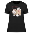 thumbnail image 1 of I Am A Unicorn? Cool Dog T-Shirt Women -Image by Shutterstock, Female Small, 1 of 2