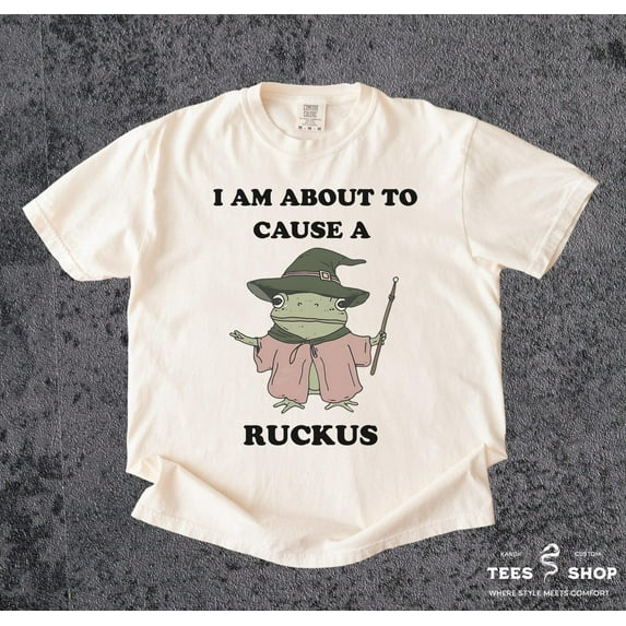 I Am About To Cause A Ruckus TVintage T-Vintage 90s Frog Frog Tee, T ...
