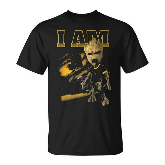 I Am Alaskan Graphic Tee Unisex Adult Cotton State Pride Gift Casual Outdoor Adventure T-Shirt, Size 4XL, Color Black