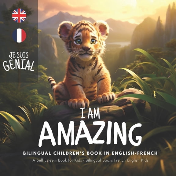 Self Esteem Books for Kids I Am Amazing, Je Suis Gnial Bilingual Children's Book in English-French: A Self Esteem Book for Kids Livre bilingue Ang, Book 2, (Paperback)