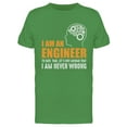 thumbnail image 1 of I Am An Engineer Design Tee Men's -Image by Shutterstock, 1 of 1