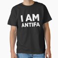 thumbnail image 1 of I Am Antifas Gift For Fans For Men And Women With A Funny G19711 Unisex T-Shirt, Up to Size 5XL, 1 of 2