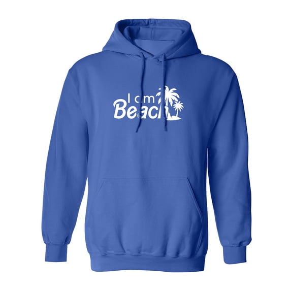 I Am Beach Adult Hooded Sweatshirt