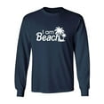 thumbnail image 1 of I Am Beach Adult Long Sleeve T-shirt, 1 of 3