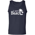 thumbnail image 1 of I Am Beach Adult Tank Top, 1 of 3