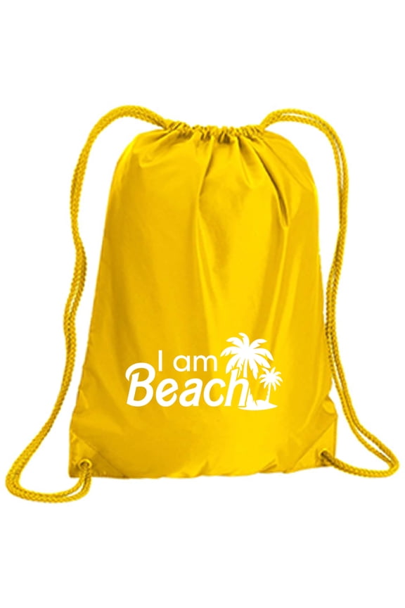 I Am Beach Cinch Pack